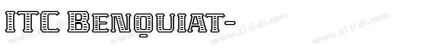 ITC Benquiat字体转换
